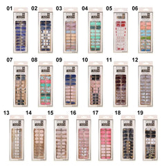 24Pcs Designed Fake Nails Extension Artificial Full Cover For Short Decoration Press On Ballerina False Nails Art Tips Tools