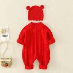 CharmBaby Knit Romper