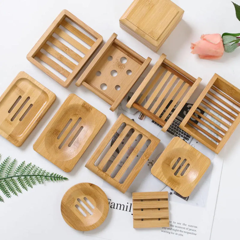 Wooden Bamboo Soap Dish