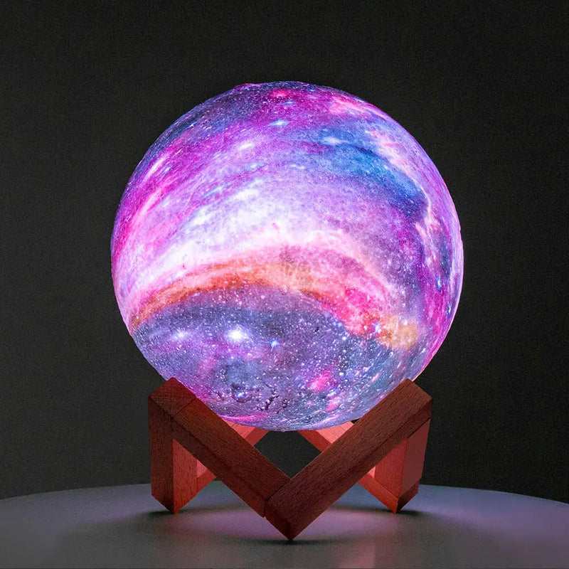 Galaxy Moon Lamp: Illuminating Elegance